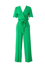 Load image into Gallery viewer, Tied Surplice Wide Leg Jumpsuit