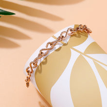 Load image into Gallery viewer, Stainless Steel Figure 8 Chain Link Bracelet