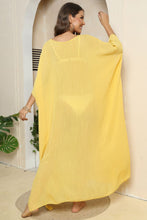 Load image into Gallery viewer, V-Neck Three-Quarter Sleeve Cover-Up