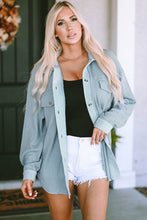 Load image into Gallery viewer, Button Down Drop Shoulder Jacket