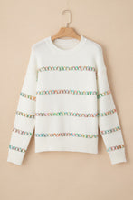 Load image into Gallery viewer, Round Neck Long Sleeve Sweater