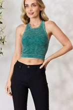 Load image into Gallery viewer, Zenana Crewneck Racerback Cropped Tank