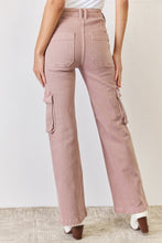 Load image into Gallery viewer, RISEN Full Size High Rise Cargo Wide Leg Jeans