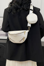 Load image into Gallery viewer, PU Leather Crossbody Bag with Coin Purse