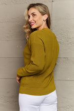 Load image into Gallery viewer, Zenana Kiss Me Tonight Full Size Button Down Cardigan in Chartreuse