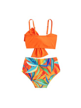 Load image into Gallery viewer, Twisted Spaghetti Strap Two-Piece Swim Set