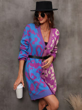 Load image into Gallery viewer, Leopard Button Down Longline Cardigan