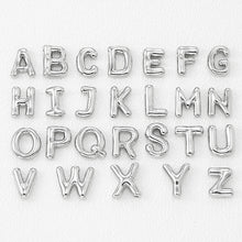 Load image into Gallery viewer, Copper Bubble Letter Pendant Necklace