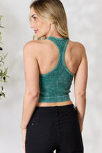 Load image into Gallery viewer, Zenana Crewneck Racerback Cropped Tank