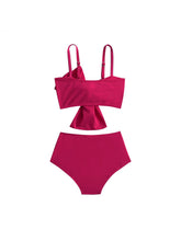 Load image into Gallery viewer, Twisted Spaghetti Strap Two-Piece Swim Set