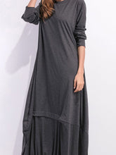 Load image into Gallery viewer, Full Size Round Neck Long Sleeve Sweatshirt Dress