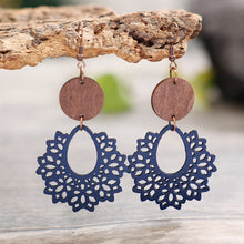 Load image into Gallery viewer, Geometric Cutout Dangle Earrings