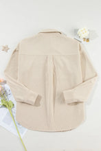 Load image into Gallery viewer, Houndstooth Button Up Long Sleeve Shacket