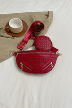 Load image into Gallery viewer, PU Leather Crossbody Bag with Coin Purse