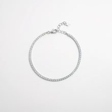 Load image into Gallery viewer, 925 Sterling Silver Inlaid Zircon Bracelet