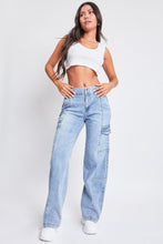 Load image into Gallery viewer, 9399 YMI Jeanswear High-Rise Straight Cargo Jeans