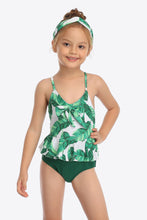 Load image into Gallery viewer, Printed Bow Detail Ruffled One-Piece Swimsuit