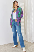 Load image into Gallery viewer, Zenana Plaid Button Up Long Sleeve Shacket
