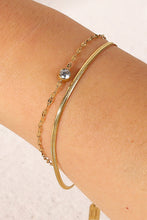 Load image into Gallery viewer, Icing on the Cake Rhinestone Double-Layered Bracelet