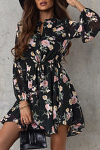 Load image into Gallery viewer, Buttoned Round Neck Mini Dress