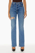 Load image into Gallery viewer, Distressed Straight Jeans with Pockets
