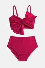 Load image into Gallery viewer, Twisted Spaghetti Strap Two-Piece Swim Set