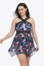 Load image into Gallery viewer, Plus Size Handkerchief-Hem Swim Dress and Bottoms Set