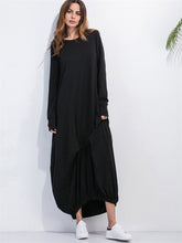 Load image into Gallery viewer, Full Size Round Neck Long Sleeve Sweatshirt Dress