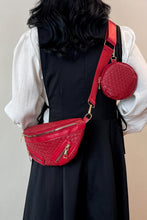 Load image into Gallery viewer, PU Leather Crossbody Bag with Coin Purse