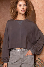 Load image into Gallery viewer, POL Cropped Long Sleeve Top