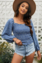 Load image into Gallery viewer, Oh-So Pretty Smocked Balloon Sleeve