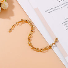 Load image into Gallery viewer, Stainless Steel Figure 8 Chain Link Bracelet