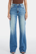 Load image into Gallery viewer, BAYEAS Full Size Ultra High-Waist Gradient Bootcut Jeans