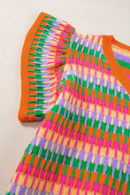 Load image into Gallery viewer, V-Neck Cap Sleeve Knit Top