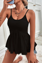 Load image into Gallery viewer, Scoop Neck Peplum Cami