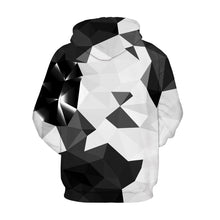 Load image into Gallery viewer, Full Size Geometric Drawstring Hoodie with Pockets