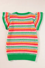 Load image into Gallery viewer, V-Neck Cap Sleeve Knit Top