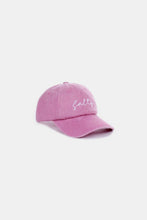 Load image into Gallery viewer, Zenana SALTY Embroidered Vintage Washed Baseball Cap