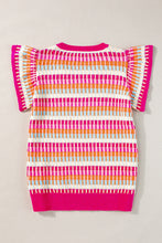 Load image into Gallery viewer, V-Neck Cap Sleeve Knit Top