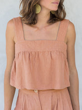 Load image into Gallery viewer, Square Neck Wide Strap Top and Pants Set