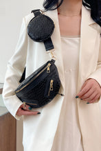 Load image into Gallery viewer, PU Leather Crossbody Bag with Coin Purse