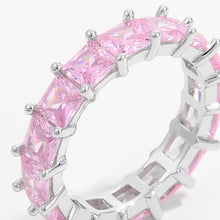 Load image into Gallery viewer, 925 Sterling Silver Inlaid Zircon Ring