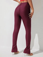 Load image into Gallery viewer, 7339 High Waist Front Slit Skinny Pants