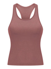 Load image into Gallery viewer, Round Neck Racerback Active Tank