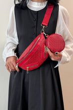 Load image into Gallery viewer, PU Leather Crossbody Bag with Coin Purse