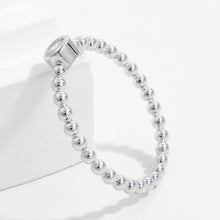 Load image into Gallery viewer, Zircon 925 Sterling Silver Bead Ring