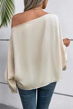 Load image into Gallery viewer, Single Shoulder Balloon Sleeve Blouse
