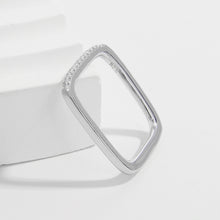 Load image into Gallery viewer, 925 Sterling Silver Zircon Square Ring