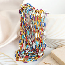 Load image into Gallery viewer, Titanium Steel Oil Drip Chain Bracelet