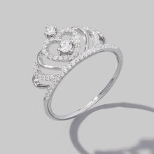 Load image into Gallery viewer, Crown Shape Zircon 925 Sterling Silver Ring